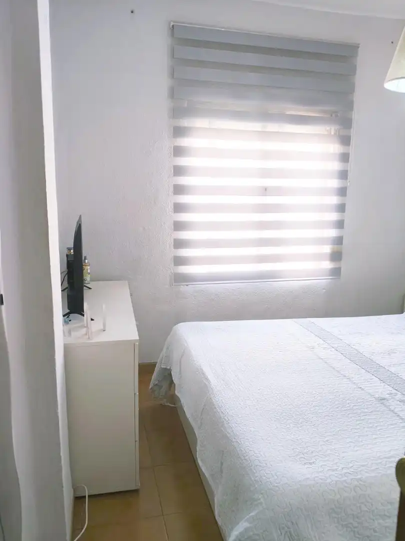 Bedroom of Flat for sale in Málaga  with Air Conditioner, Terrace and Furnished