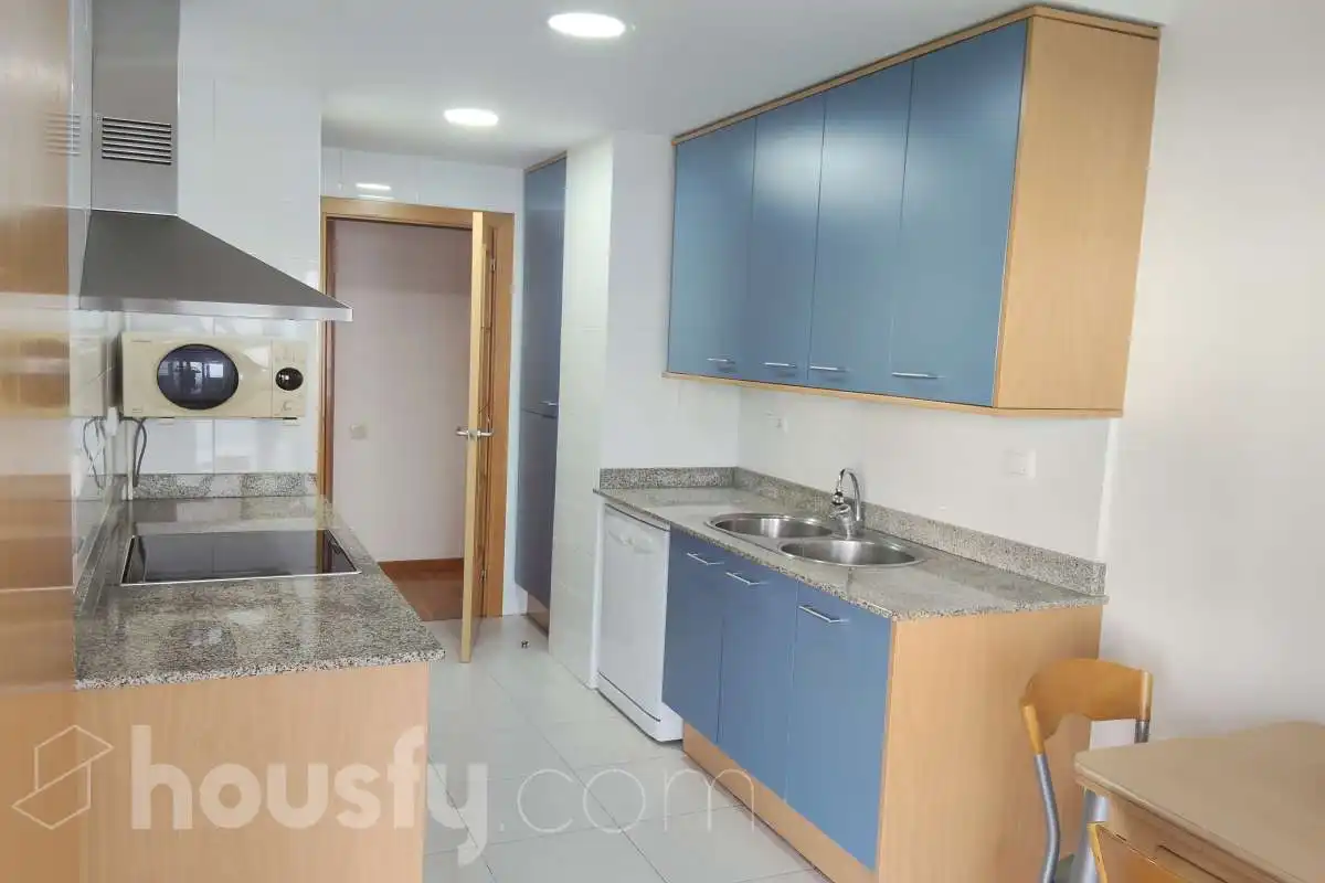 Cocina de Piso de alquiler en Mataró con Aire acondicionado, Calefacción y Parquet