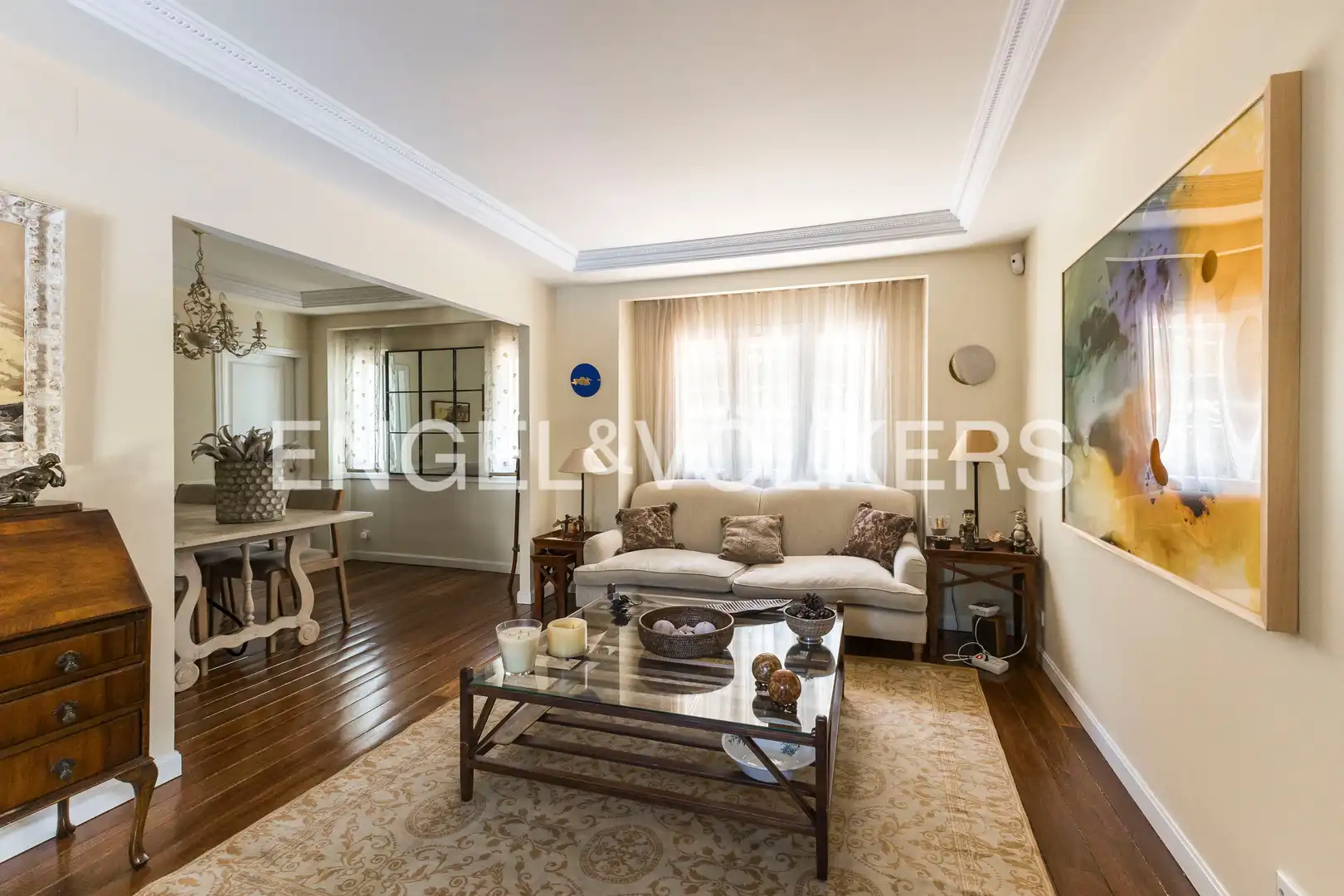 Sala de estar de Casa o chalet en venta en Madrid con Aire acondicionado, Calefacción y Jardín privado
