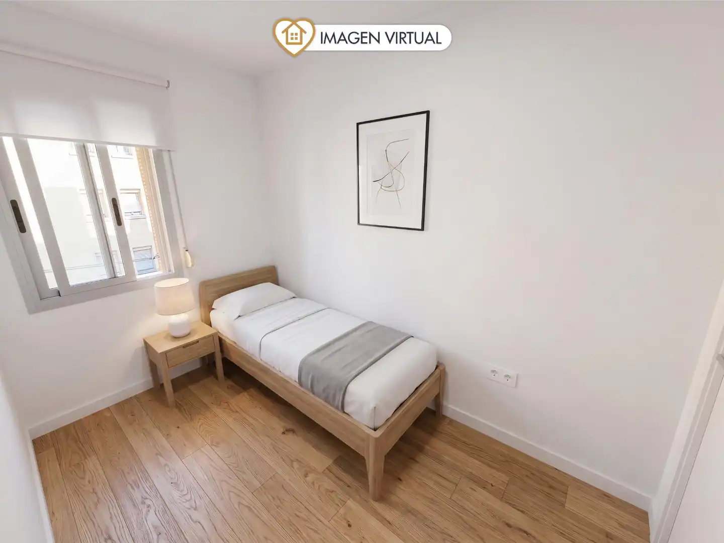 Bedroom of Flat for sale in Terrassa  with Furnished, Oven and Washing machine