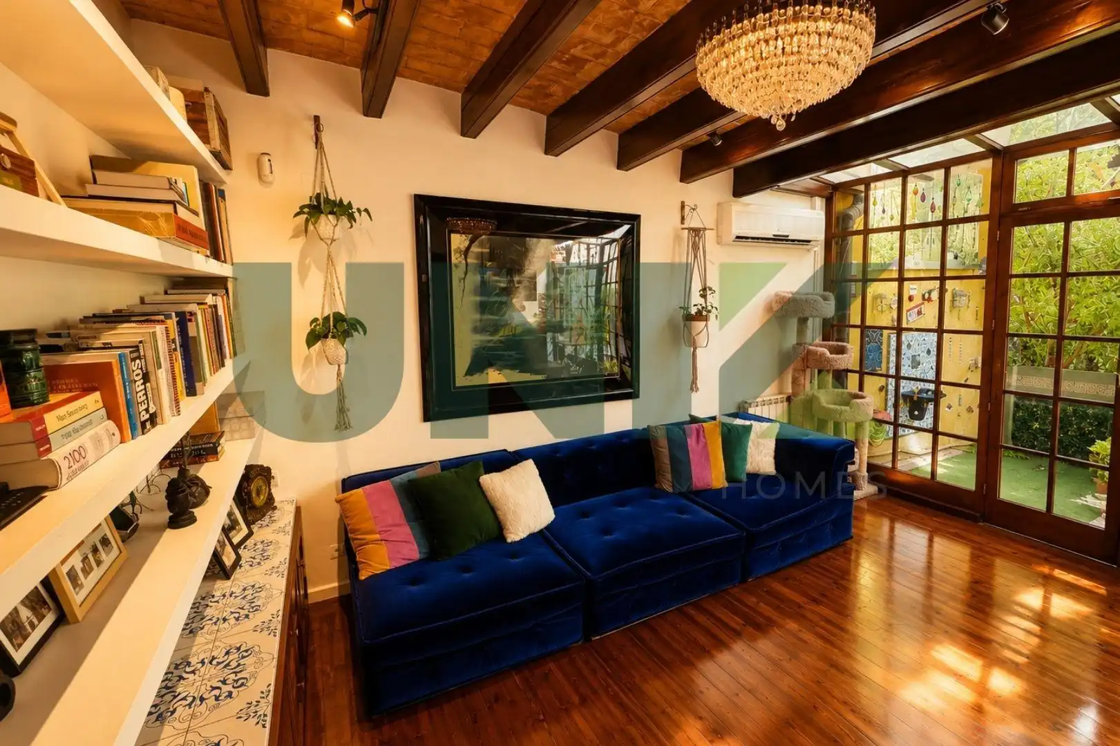 Sala d'estar de Àtic en venda en Barcelona
