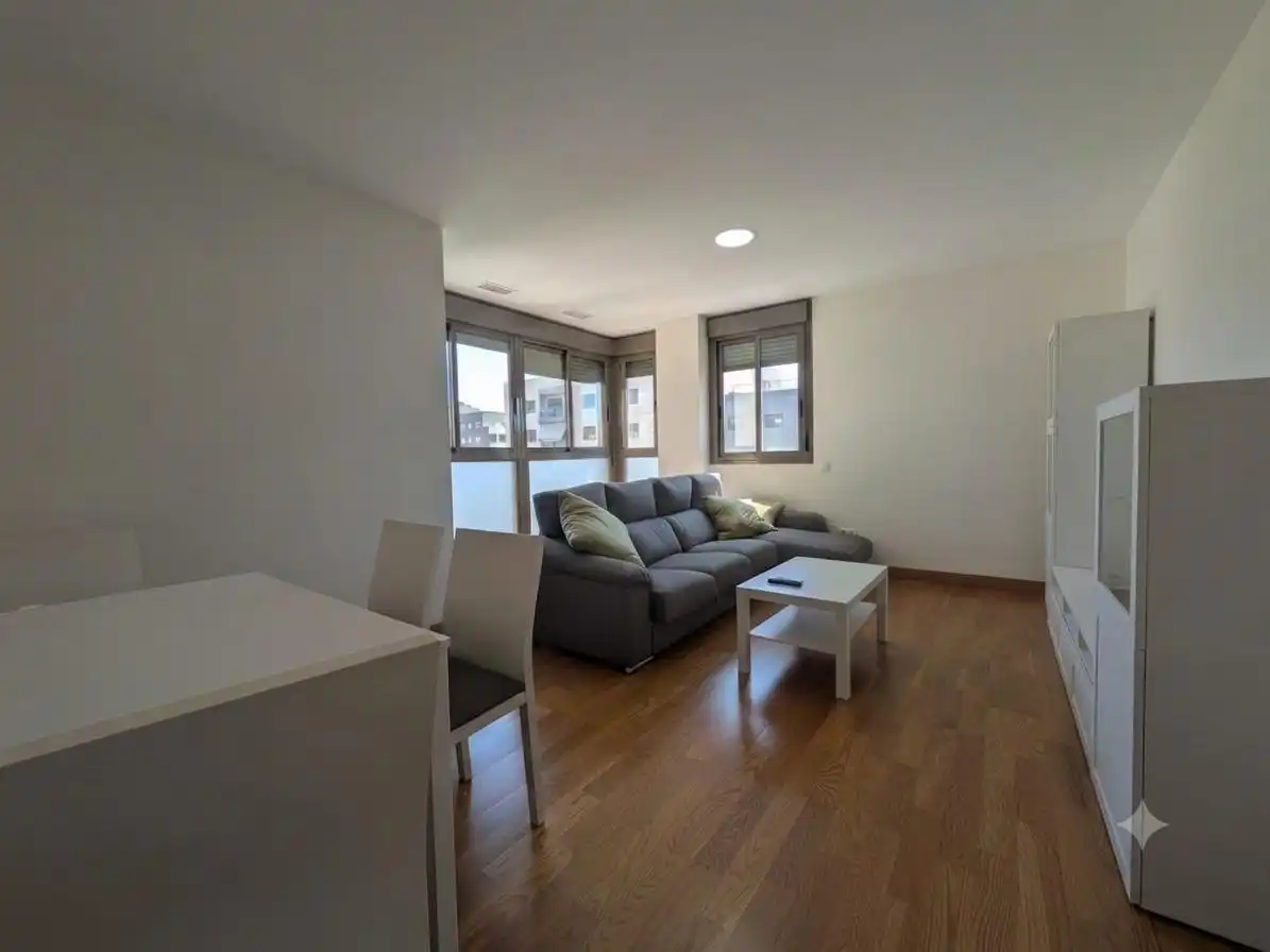 Living room of Flat for rent in Almería  with Air Conditioner and Furnished