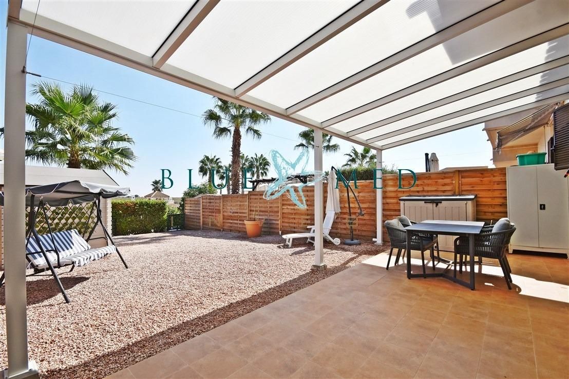 Terrassa de Casa o xalet en venda en Fuente Álamo de Murcia amb Aire condicionat, Calefacció i Jardí privat