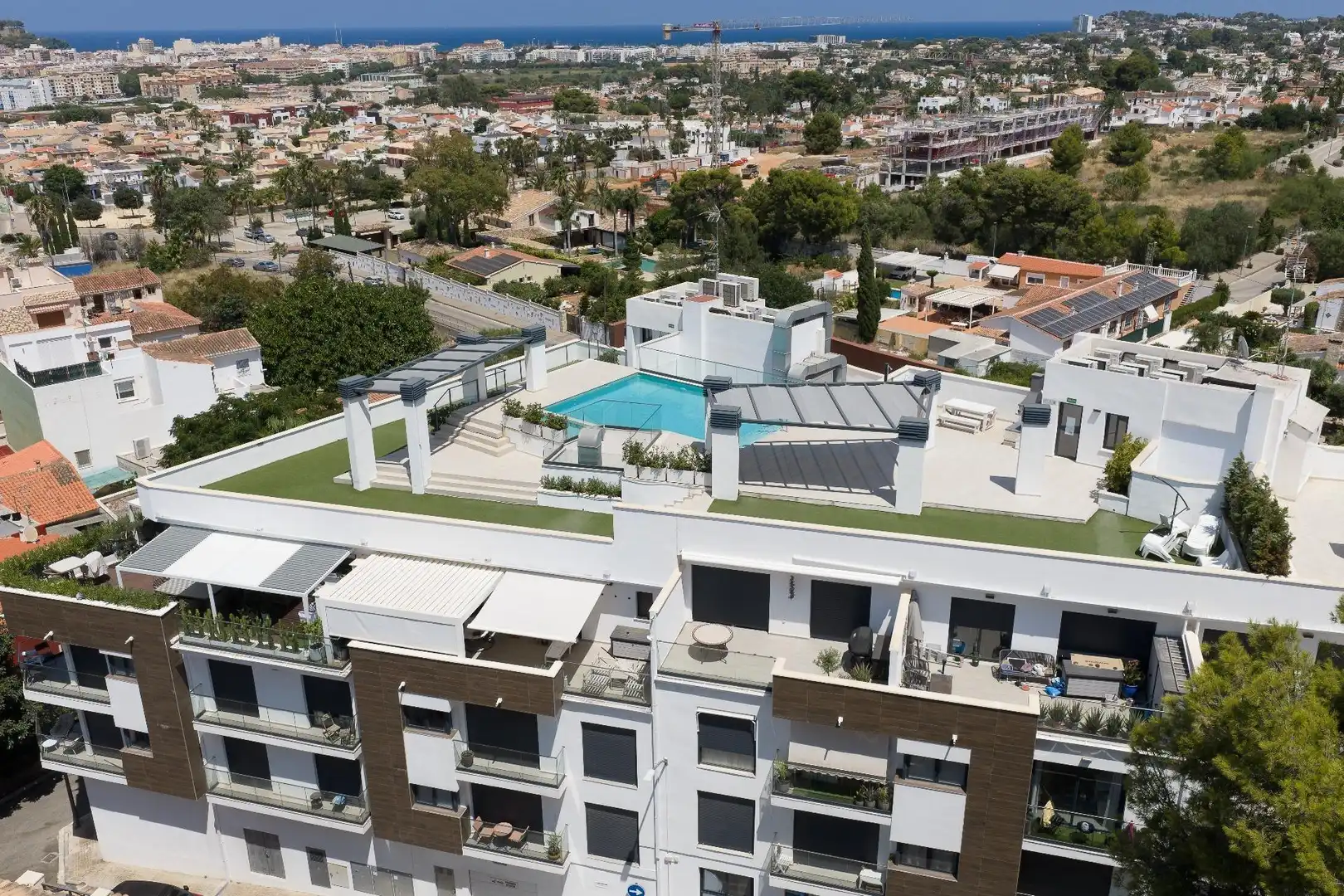 Vista exterior de Planta baja en venta en Dénia con Aire acondicionado, Calefacción y Jacuzzi