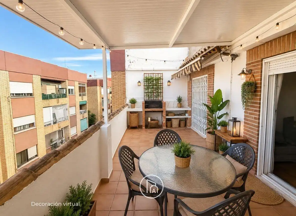Terraza de Ático en venta en Paterna con Parquet, Terraza y Trastero