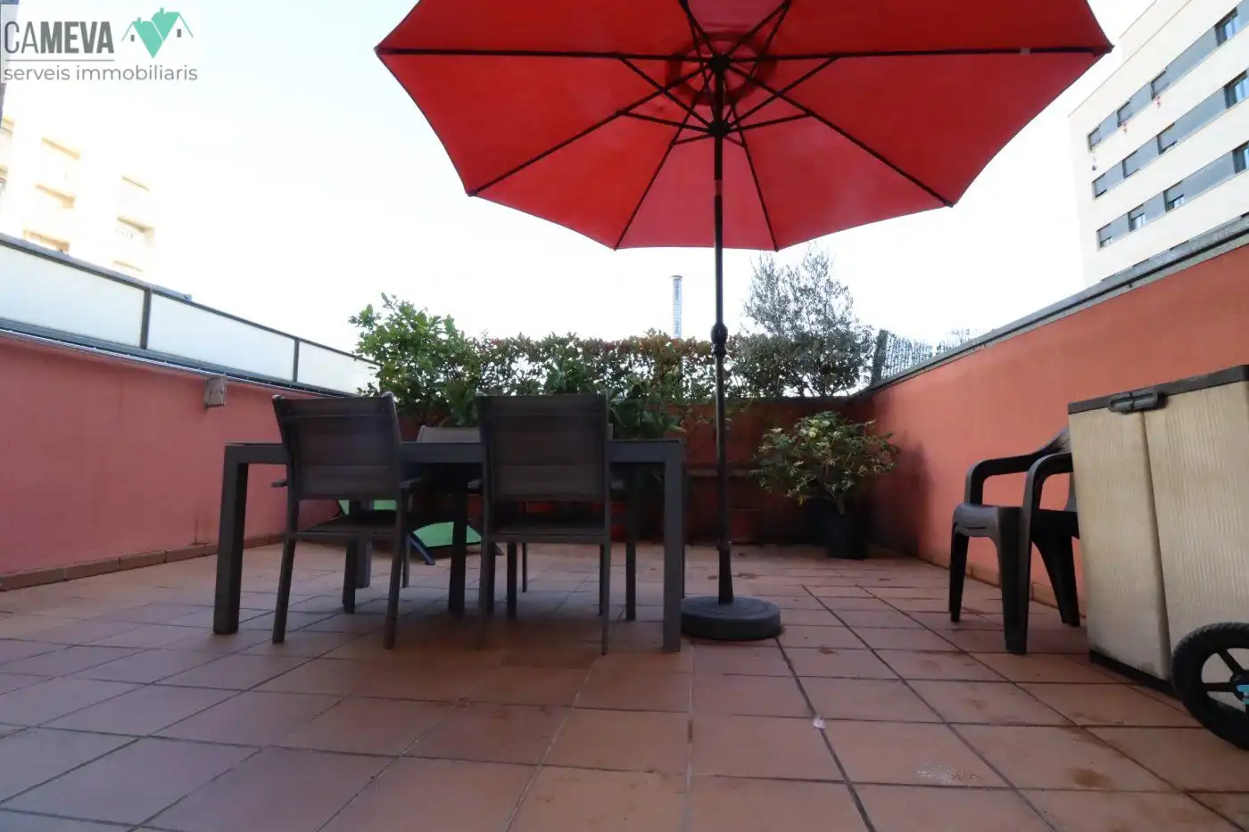 Terrasse von Wohnung zum Verkauf in Barberà del Vallès mit Klimaanlage, Heizung und Privatgarten