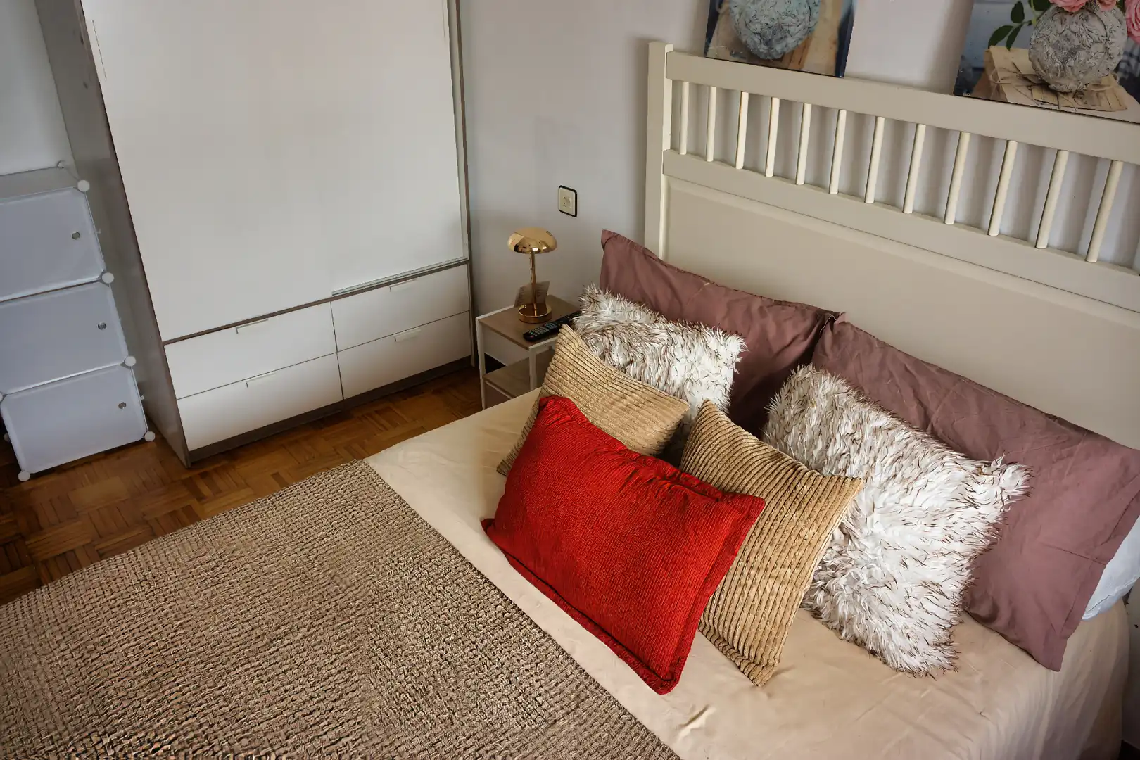 Bedroom of Flat for sale in Corvera de Asturias  with Parquet flooring, Storage room and Furnished