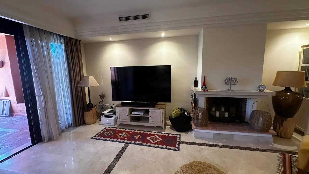 Living room of Apartments for rent in Marbella  with Air Conditioner, Heating and Private garden