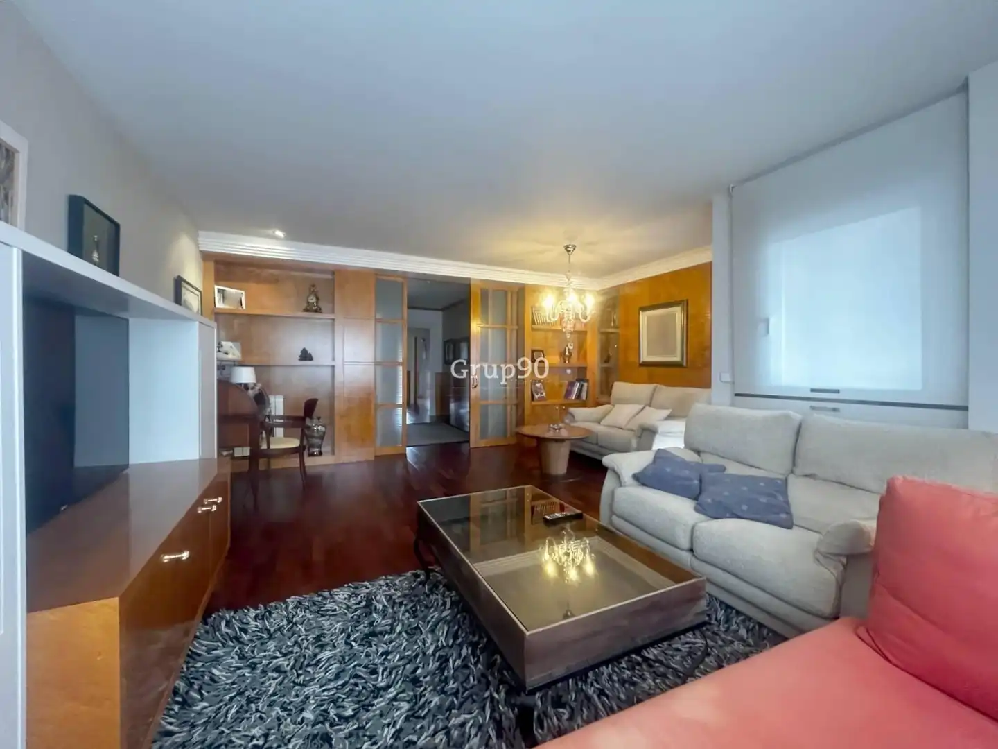Sala d'estar de Àtic en venda en Lleida amb Parquet, Terrassa i Traster