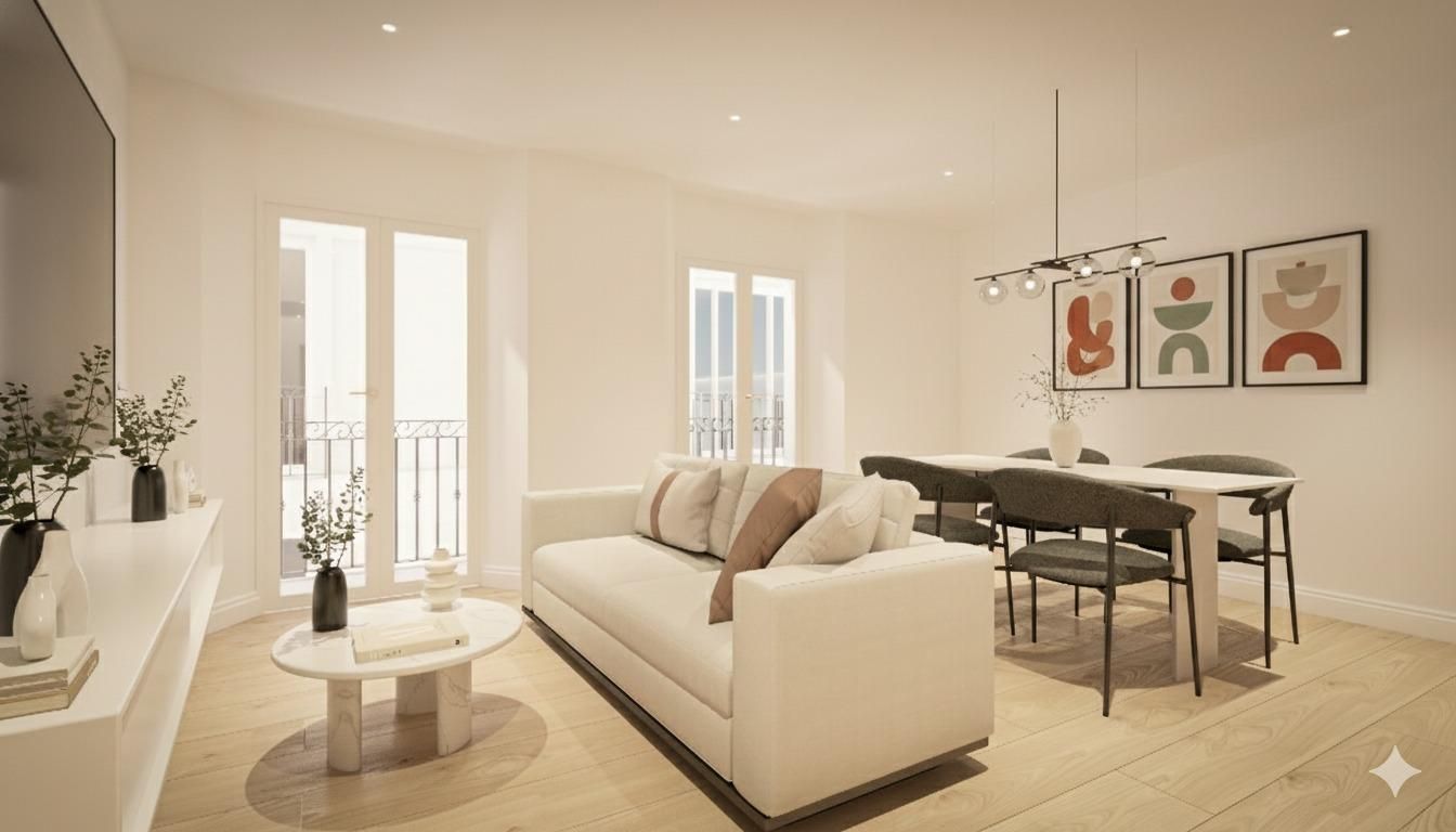 Sala d'estar de Apartament en venda en  Cádiz Capital