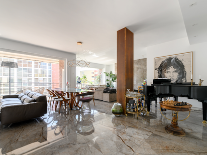 Living room of Apartment for sale in  Madrid Capital  with Air Conditioner, Heating and Terrace