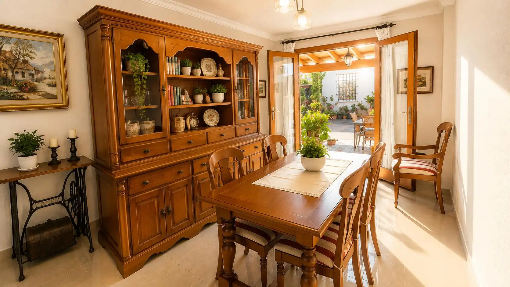 Dining room of Houses for sale in  Palma de Mallorca  with Air Conditioner, Heating and Terrace