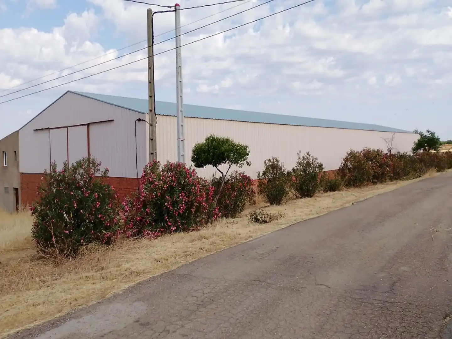 Außenansicht von Fabrikhallen zum Verkauf in Sancti-Spíritus (Badajoz)