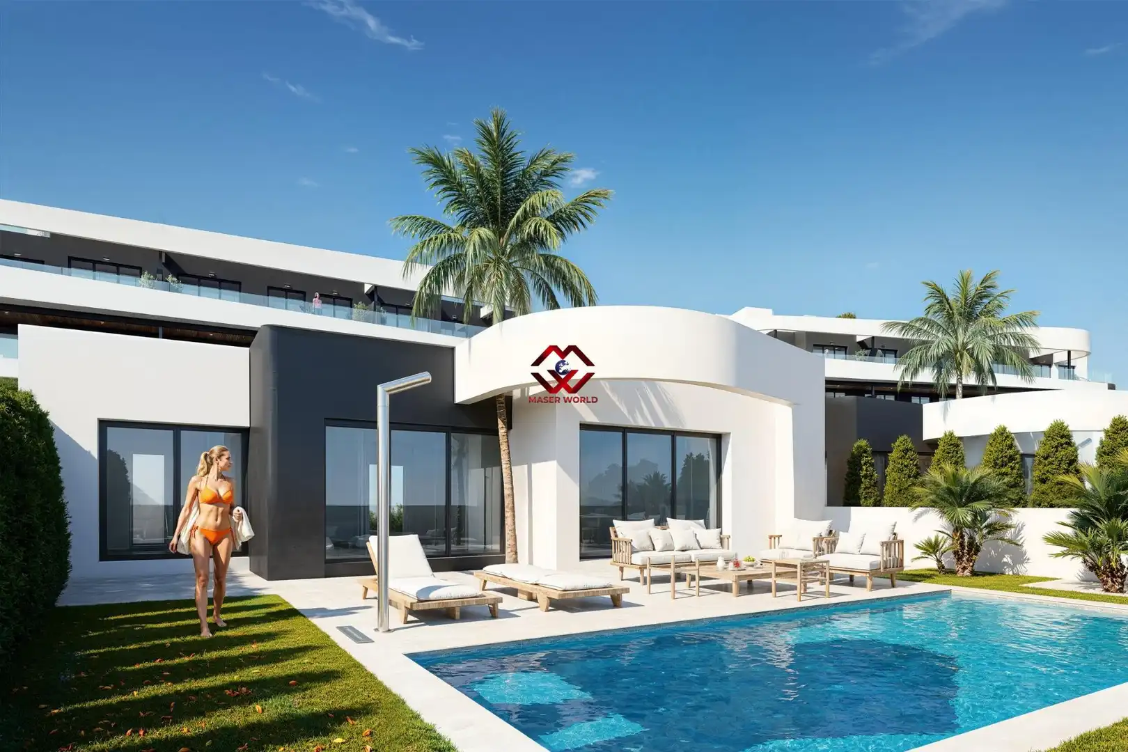 Detached house with pool for sale in Las Lomas de Rame - Bahía Bella