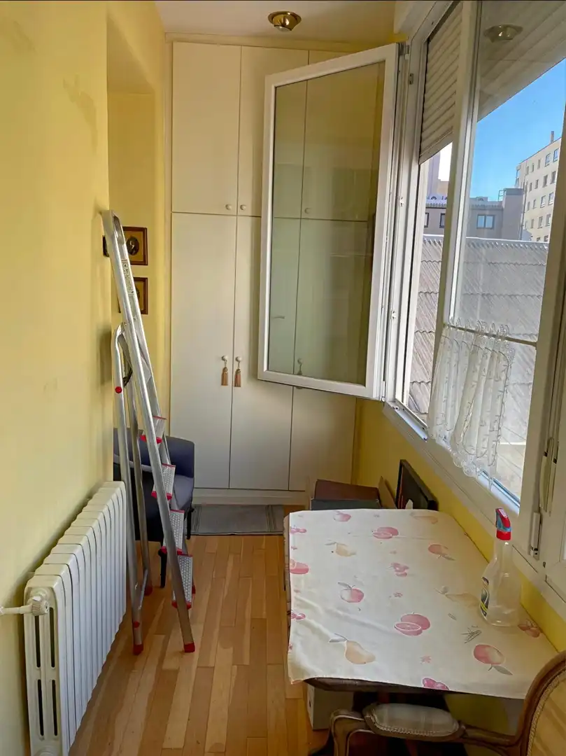 Terraza de Piso de alquiler en Zaragoza con Aire acondicionado, Calefacción y Parquet