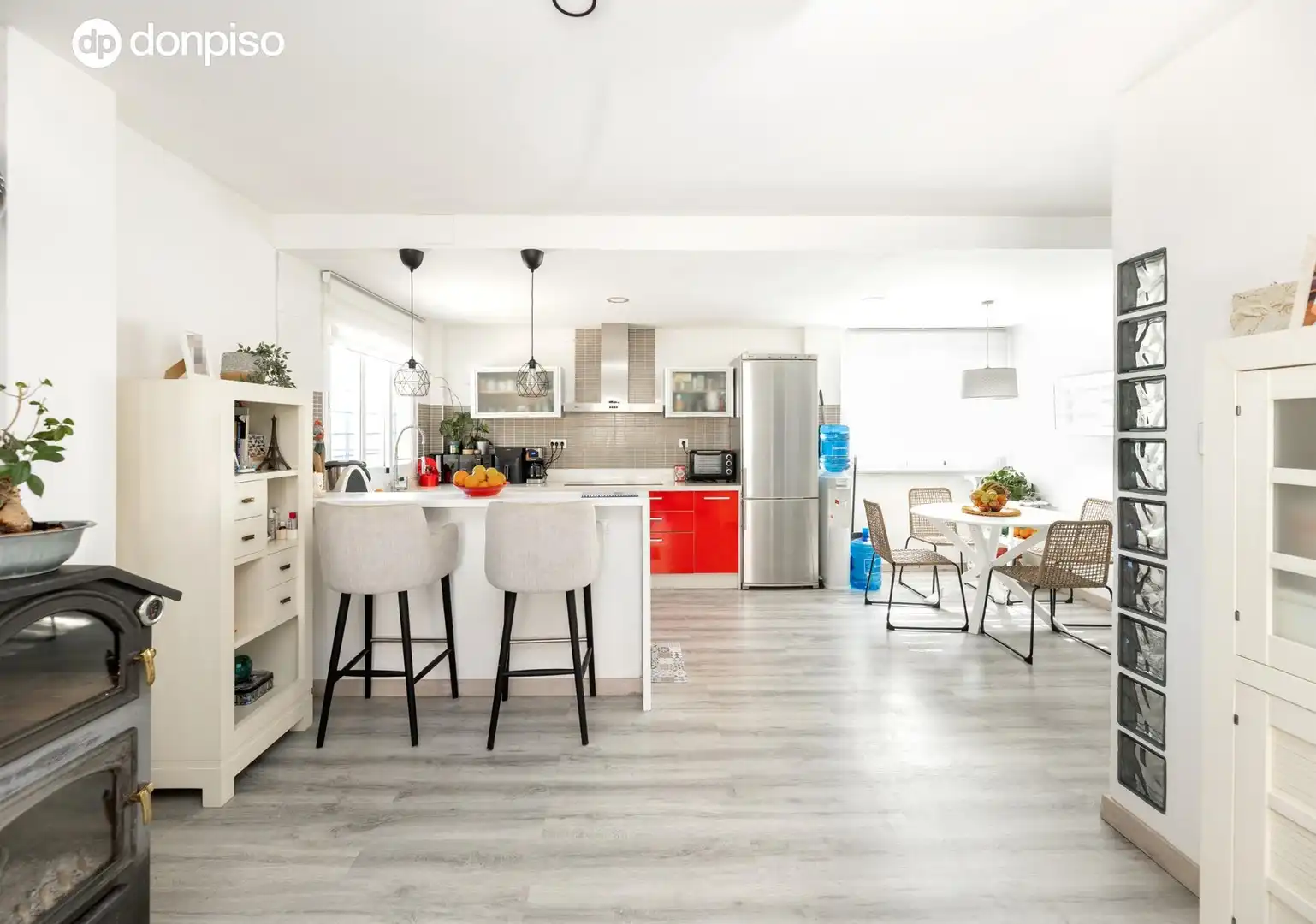 Cocina de Casa o chalet en venta en Nívar con Terraza