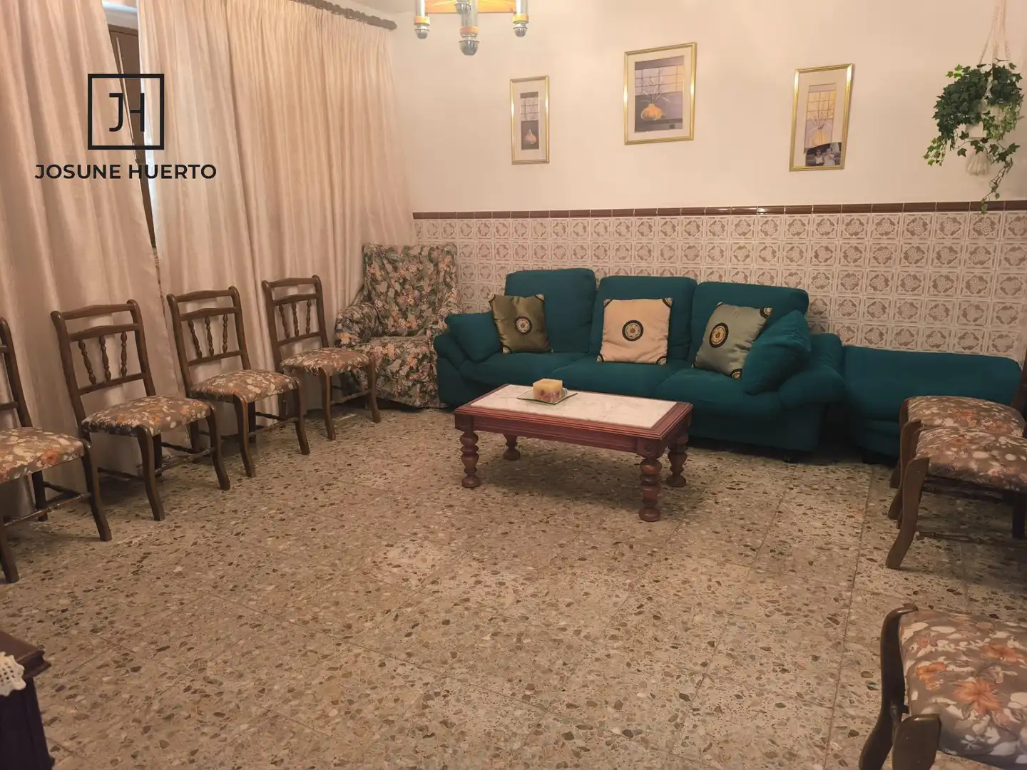 Sala d'estar de Finca rústica en venda en Esparragosa de la Serena amb Moblat