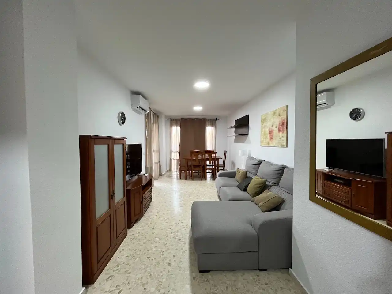 Sala d'estar de Pis de lloguer en Vélez-Málaga amb Aire condicionat, Calefacció i Terrassa