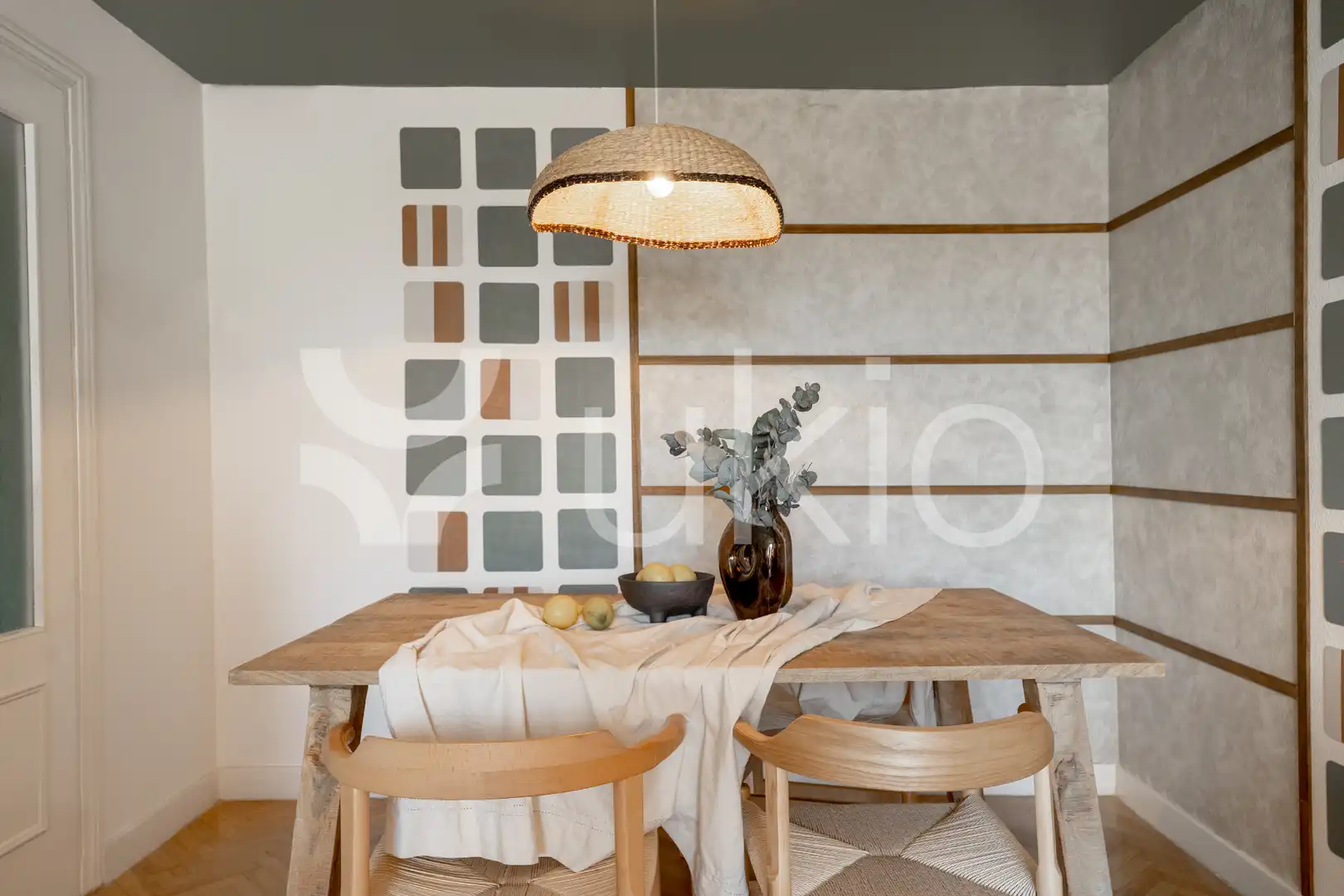 Dining room of Apartments for rent in Madrid  with Air Conditioner, Heating and Furnished