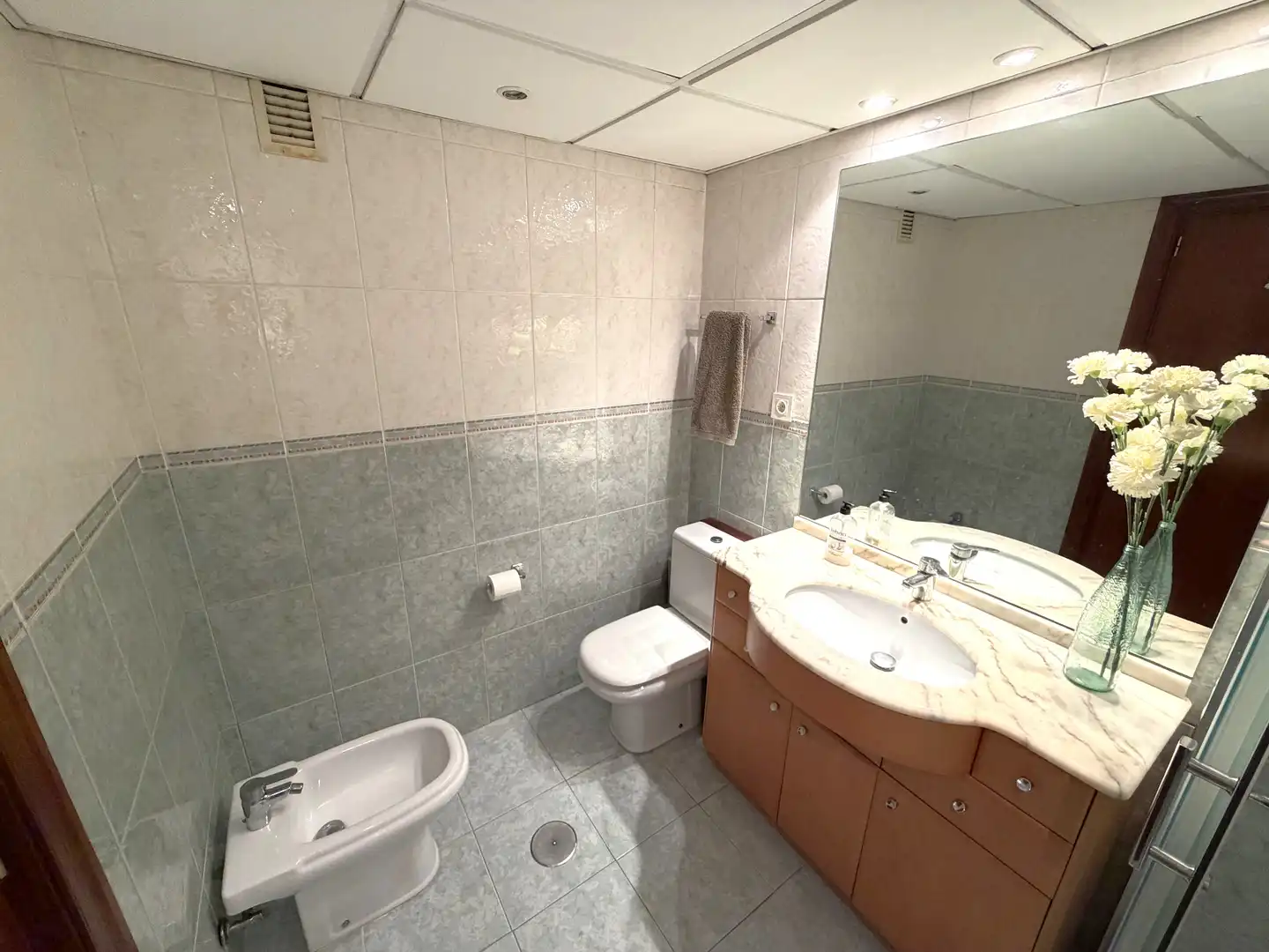 Baño de Piso de alquiler en Alicante / Alacant con Aire acondicionado, Terraza y Amueblado