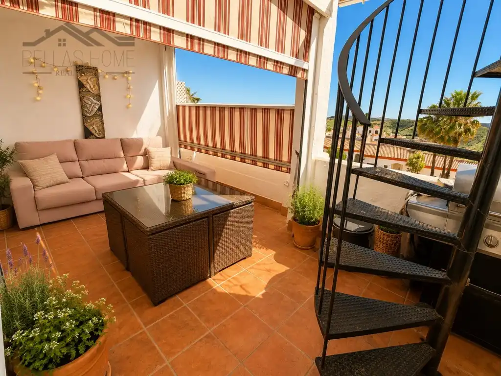 Terrassa de Casa adosada en venda en Manilva amb Aire condicionat, Terrassa i Piscina