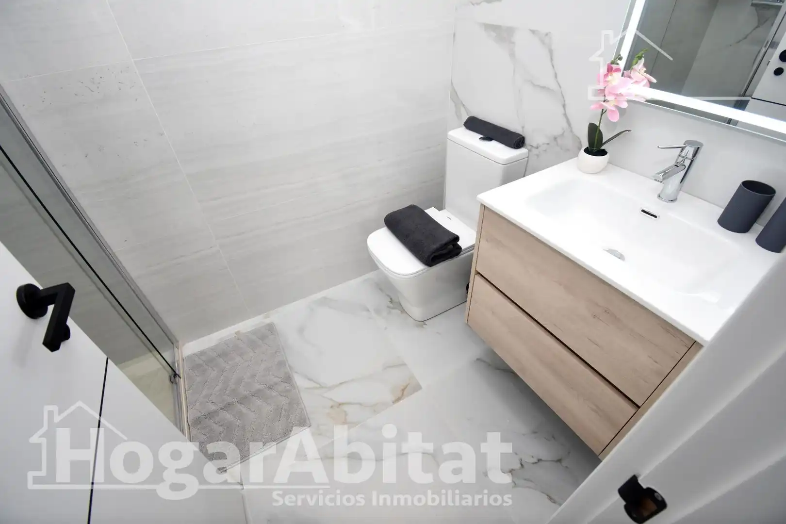 Badezimmer von Haus oder Chalet zum Verkauf in Vila-real mit Klimaanlage, Heizung und Terrasse