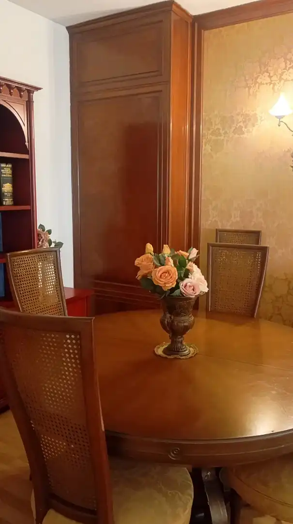 Dining room of Flat for rent in Zaragoza  with Heating, Parquet flooring and Terrace