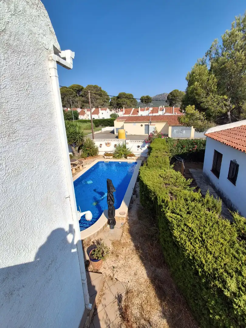 Piscina de Casa o chalet en venta en Mont-roig del Camp con Jardín privado, Terraza y Piscina