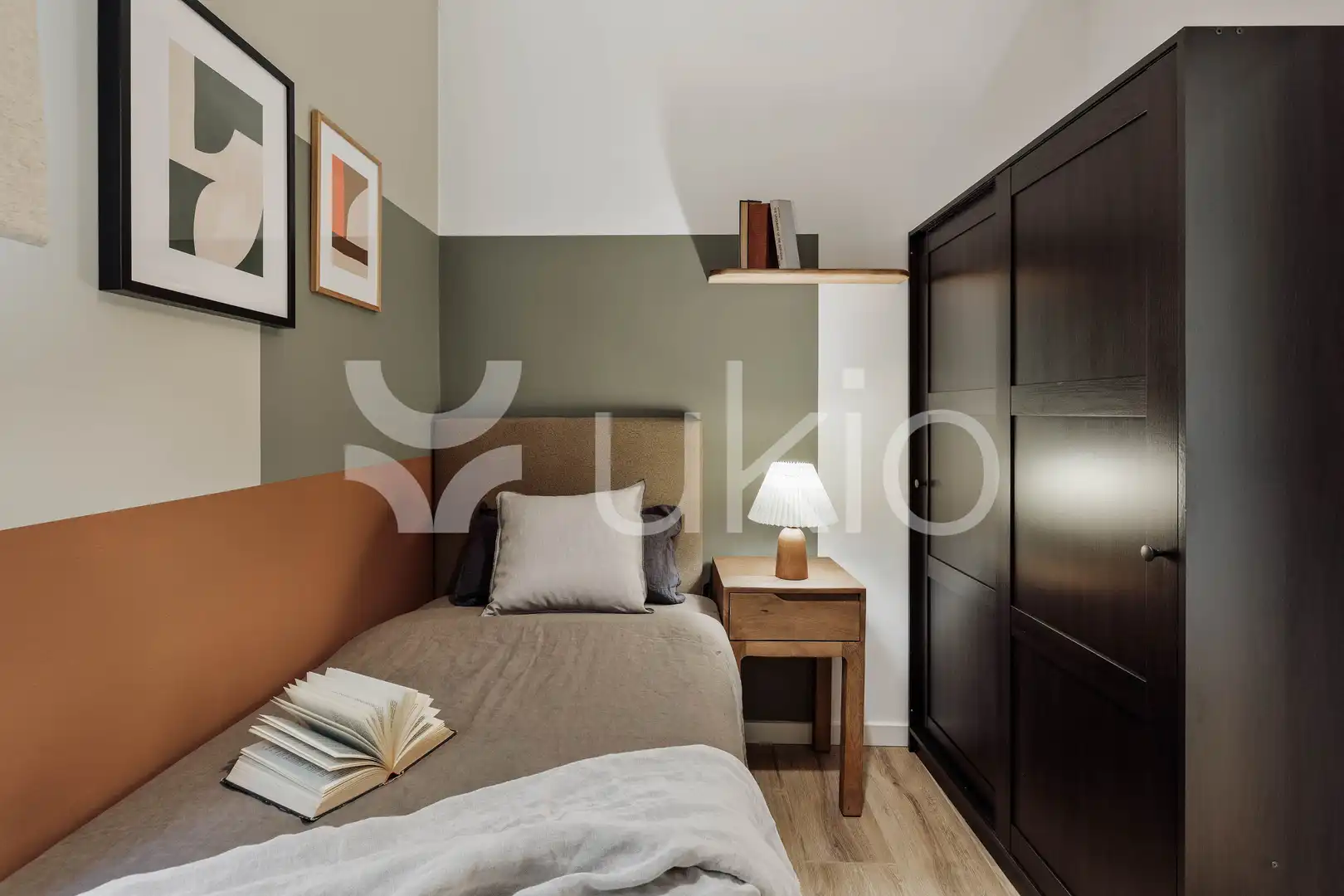 Habitación de Apartamento de alquiler en Barcelona con Aire acondicionado, Amueblado y Horno