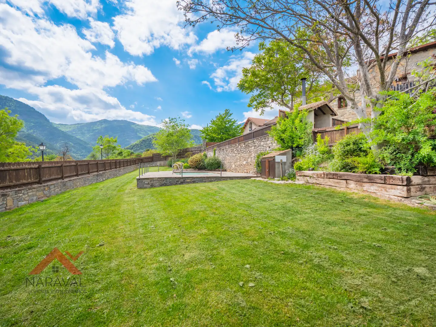 Jardín de Casa o chalet en venta en Fiscal con Aire acondicionado, Calefacción y Jardín privado