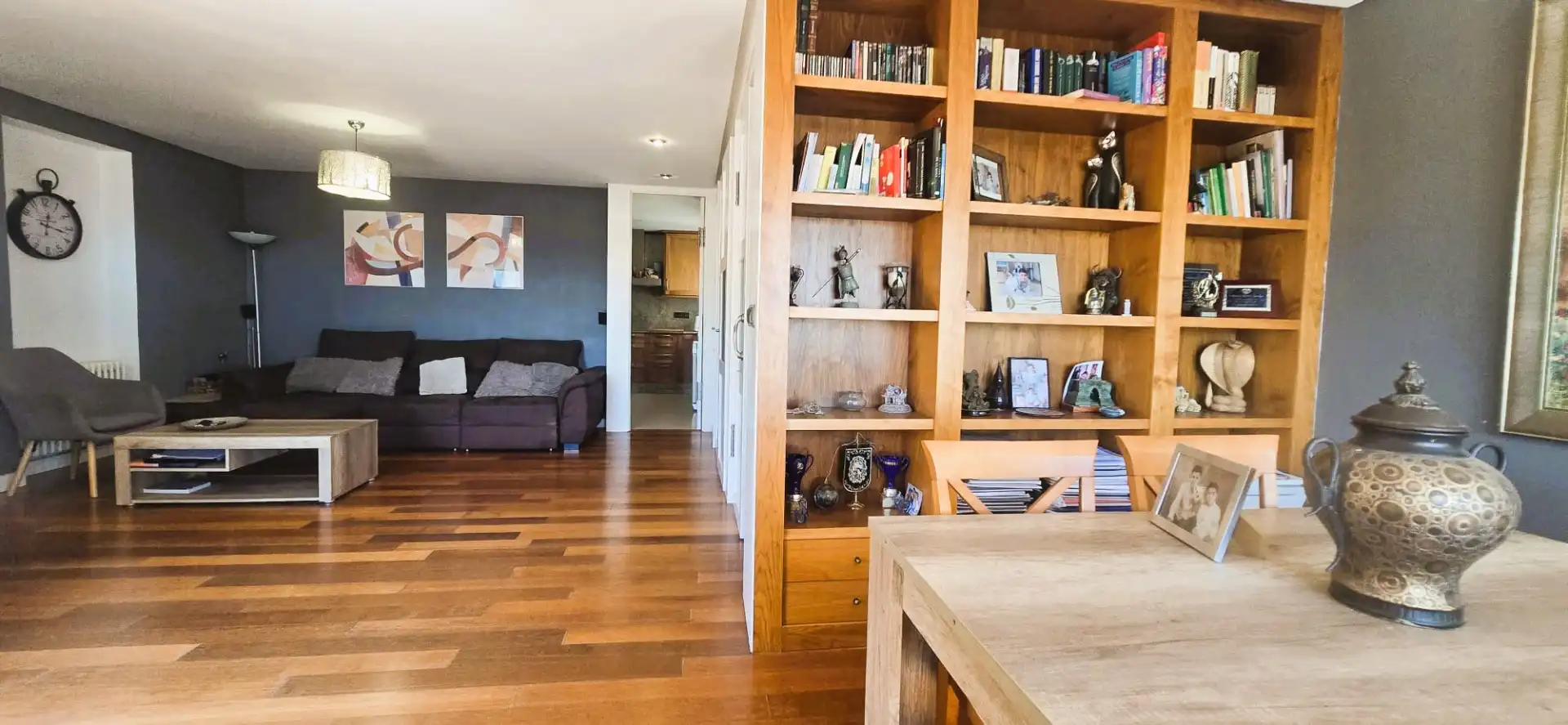 Sala d'estar de Pis en venda en Sagunto / Sagunt amb Aire condicionat, Calefacció i Moblat
