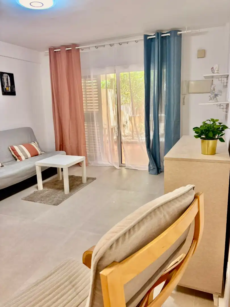 Living room of Apartments for rent in Adeje  with Air Conditioner, Parquet flooring and Terrace