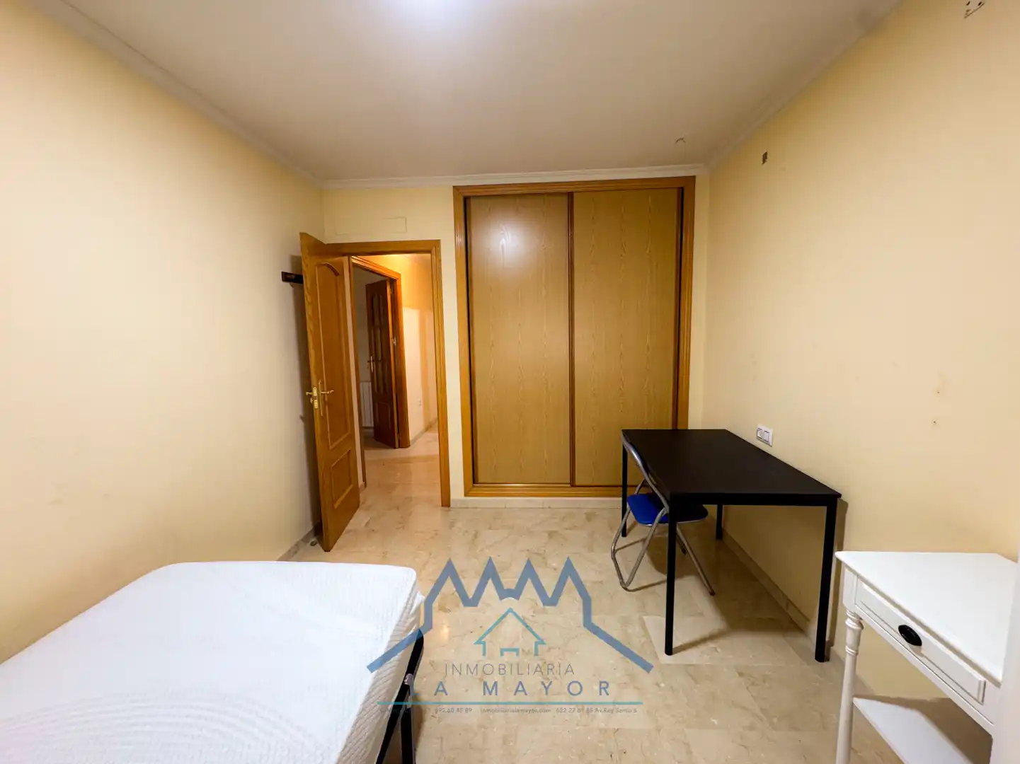 Bedroom of Flat for rent in Ciudad Real  with Air Conditioner, Terrace and Furnished