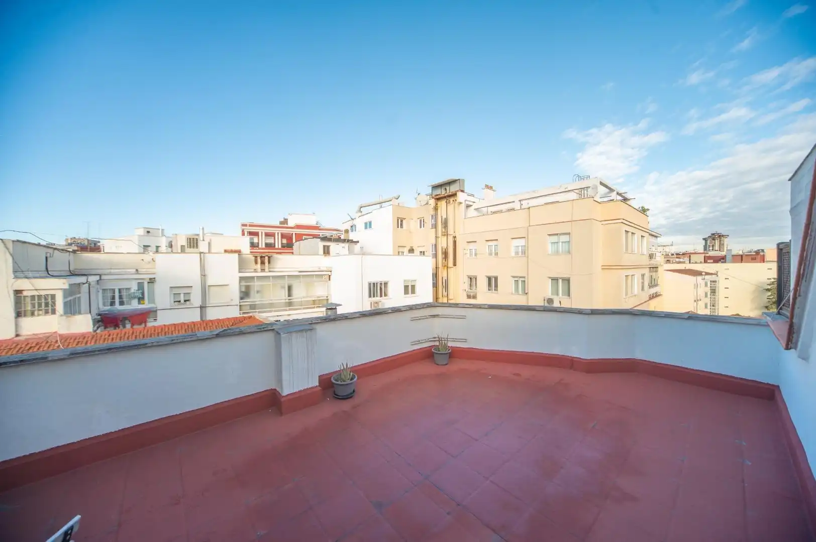 Terraza de Estudio de alquiler en Madrid con Aire acondicionado, Calefacción y Parquet