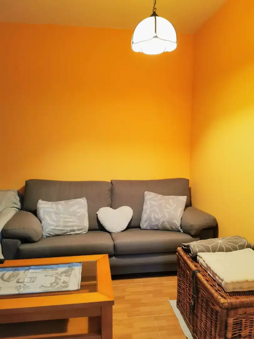 Sala de estar de Casa o chalet en venta en Valdoviño con Jardín privado, Terraza y Amueblado