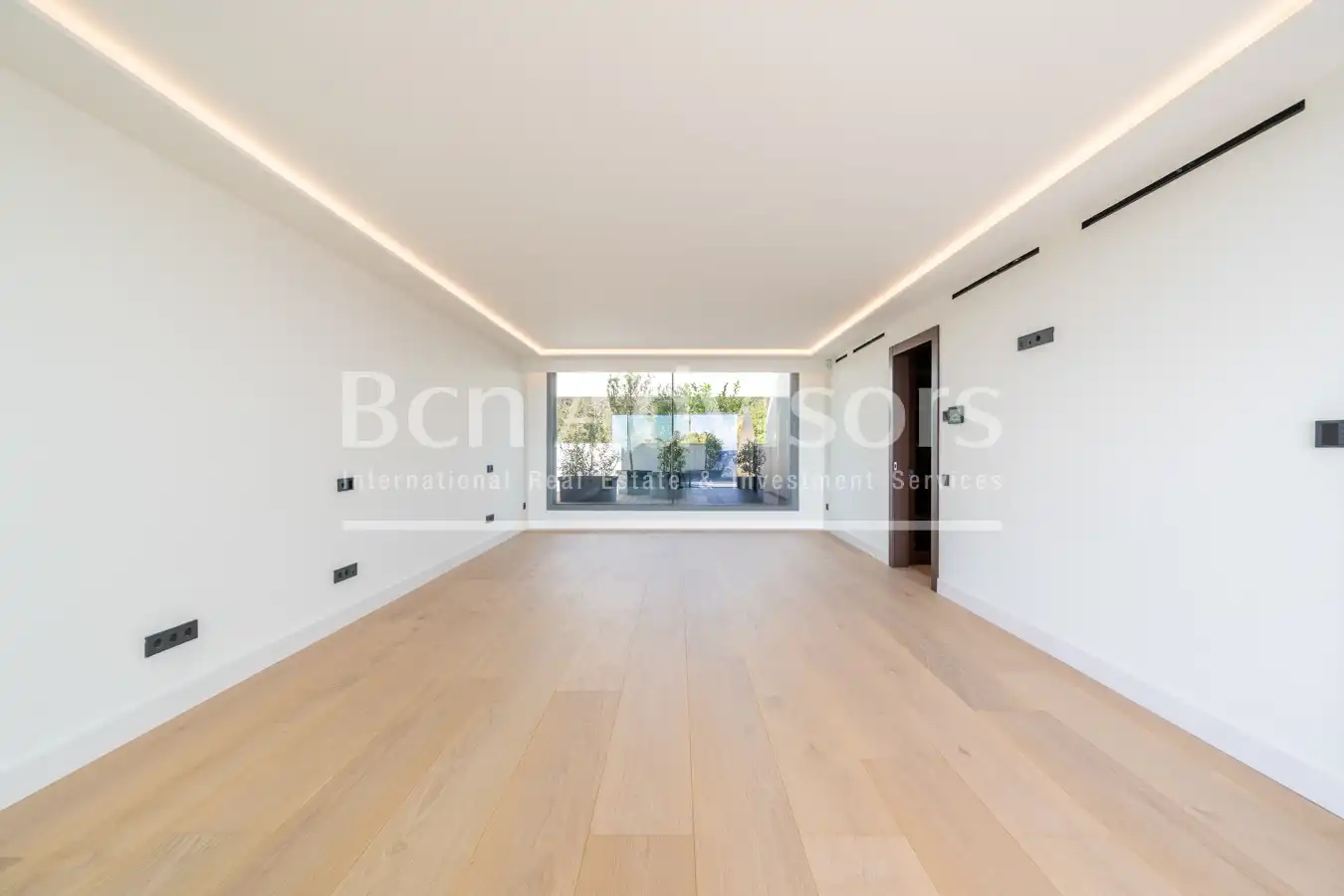 Sala de estar de Casa o chalet en venta en Barcelona con Aire acondicionado, Calefacción y Jardín privado
