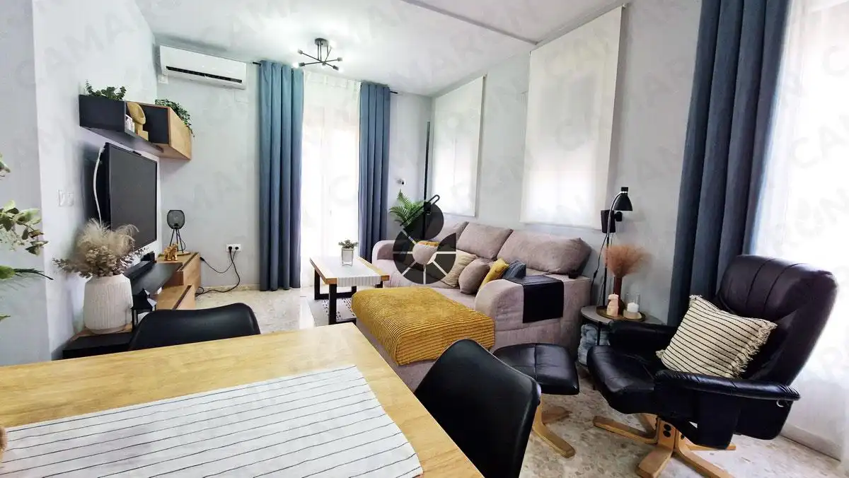 Sala de estar de Piso en venta en Coria del Río con Aire acondicionado, Terraza y Balcón