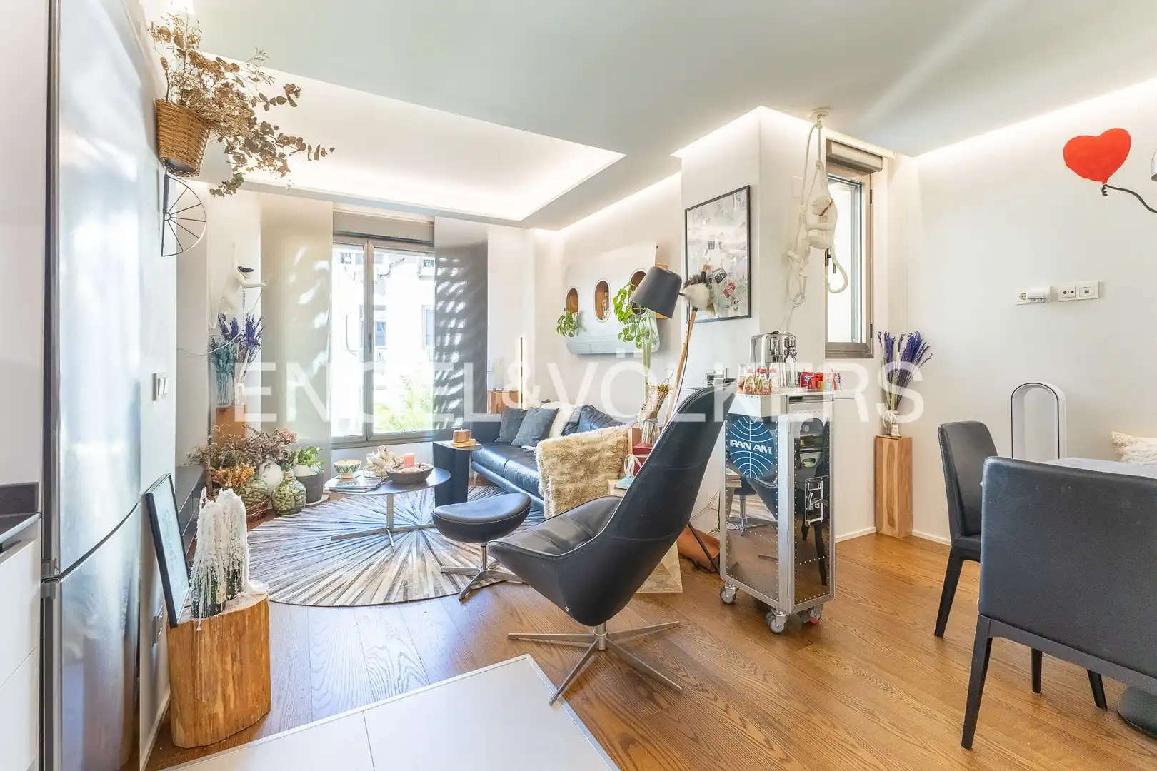 Sala de estar de Piso de alquiler en Madrid con Aire acondicionado, Calefacción y Piscina