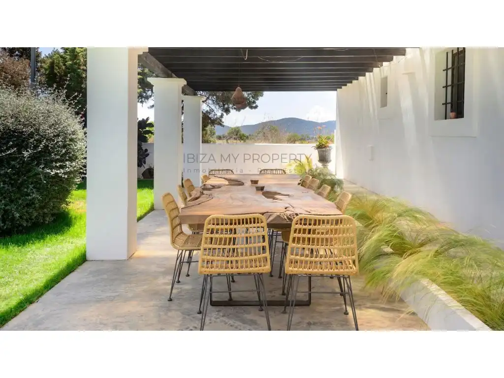 Terrassa de Casa o xalet en venda en Sant Josep de sa Talaia amb Jardí privat i Piscina