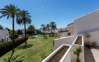 Garden of Flat for sale in Marbella  with Air Conditioner, Terrace and Community pool