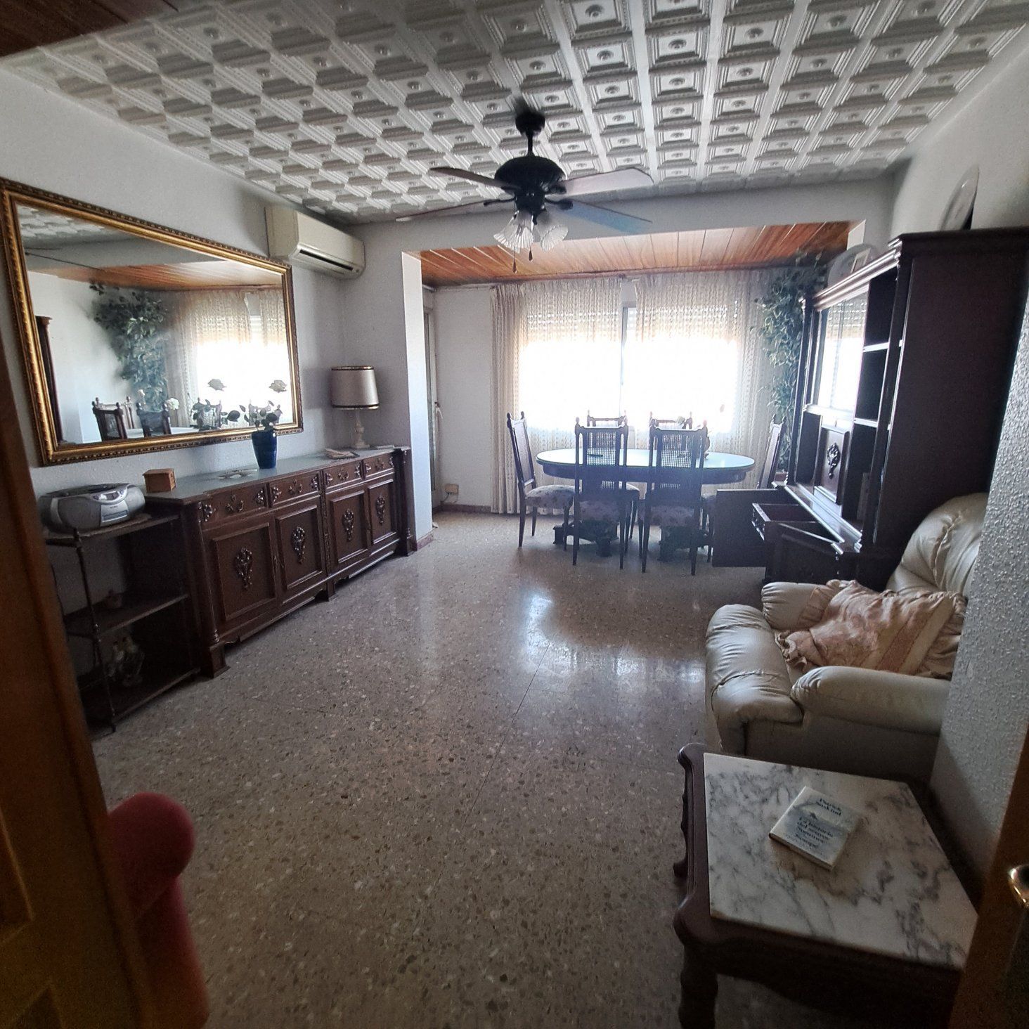 Living room of Flat for sale in Gandia  with Air Conditioner, Balcony and Alarm