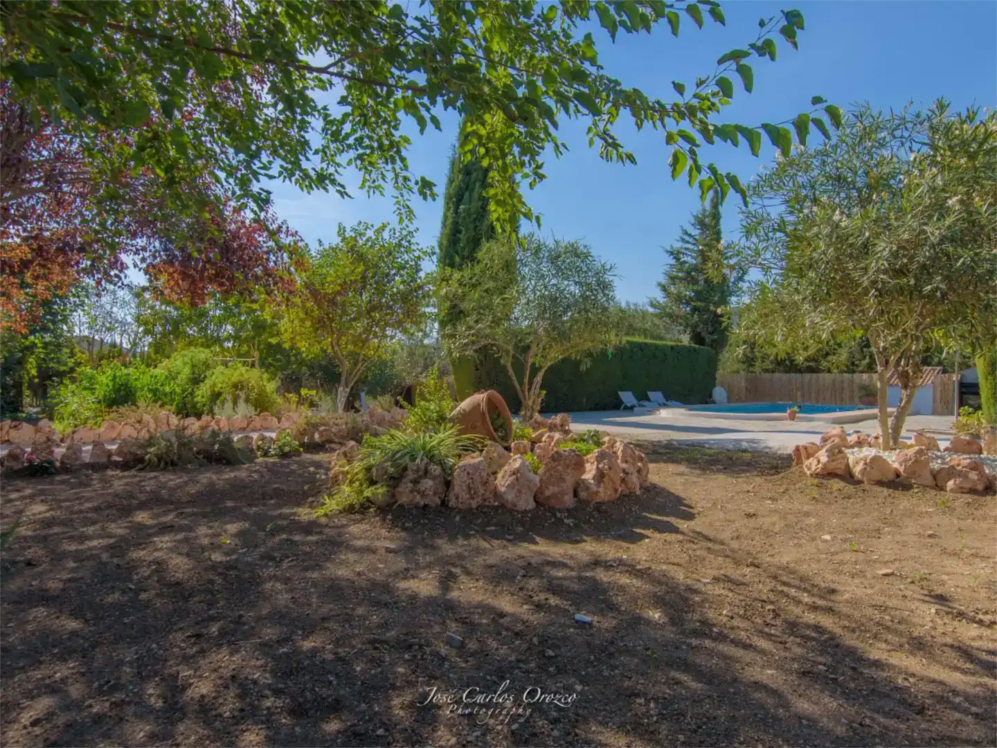 Jardí de Finca rústica en venda en Arriate amb Aire condicionat i Piscina