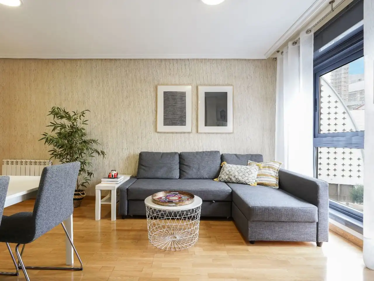 Living room of Flat for rent in Vigo   with Balcony