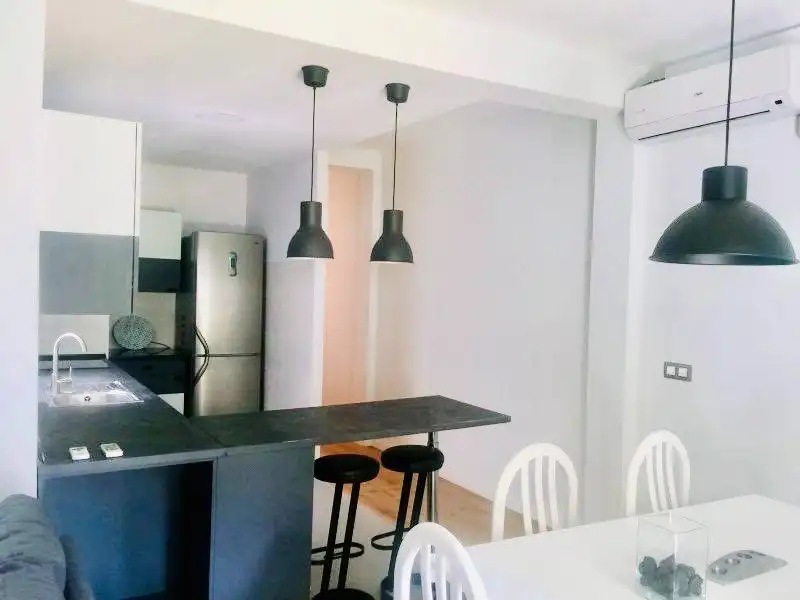 Cocina de Piso de alquiler en Valencia con Aire acondicionado, Calefacción y Parquet