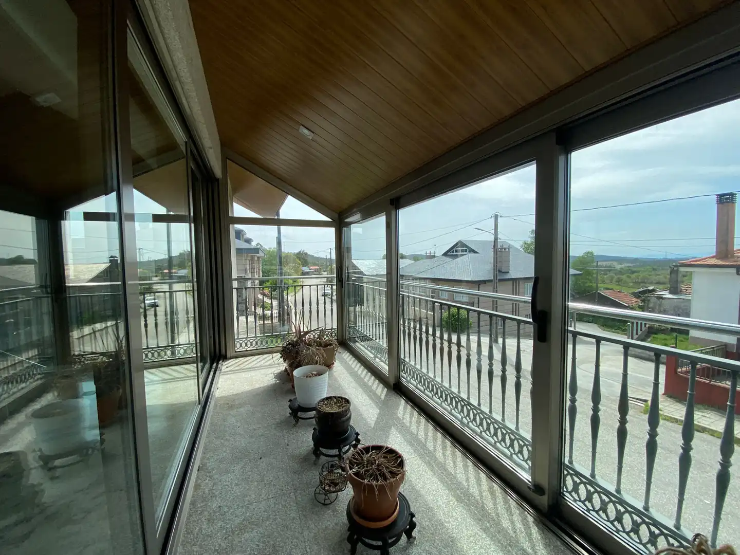 Balcony of Houses for sale in Boborás  with Heating, Private garden and Parquet flooring