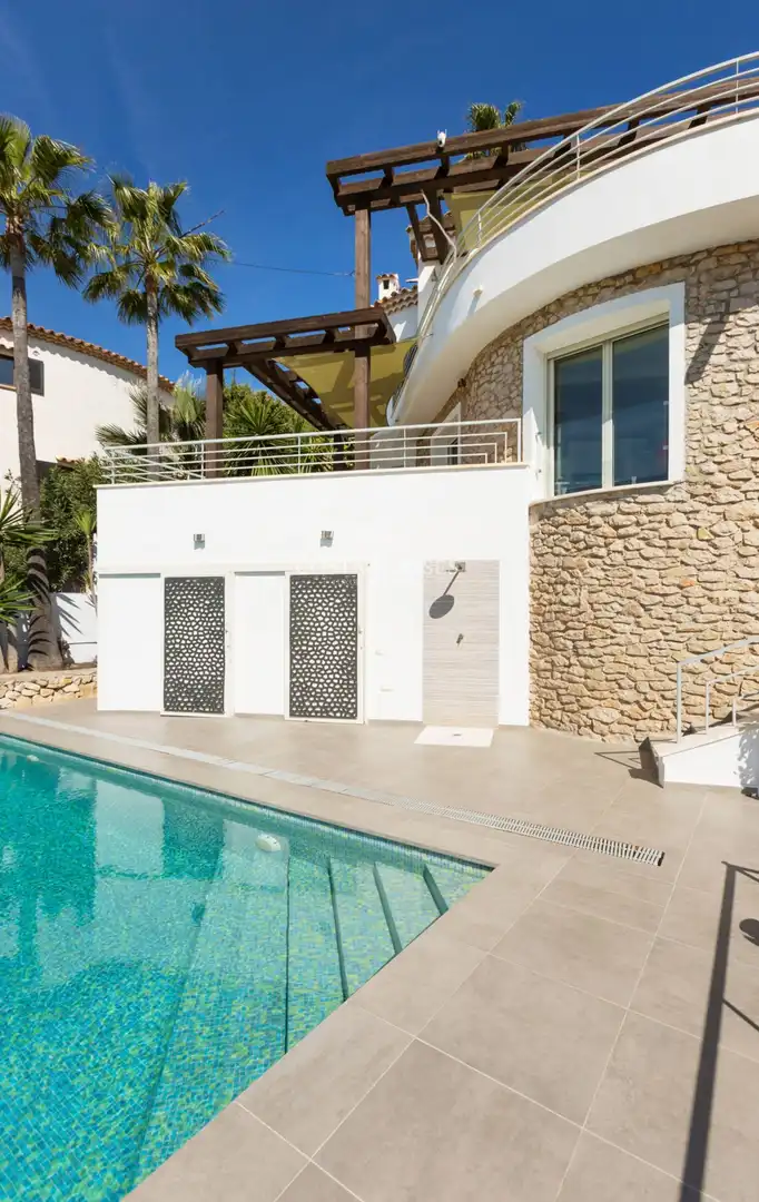 Exterior view of Houses for sale in Benissa  with Air Conditioner, Heating and Private garden