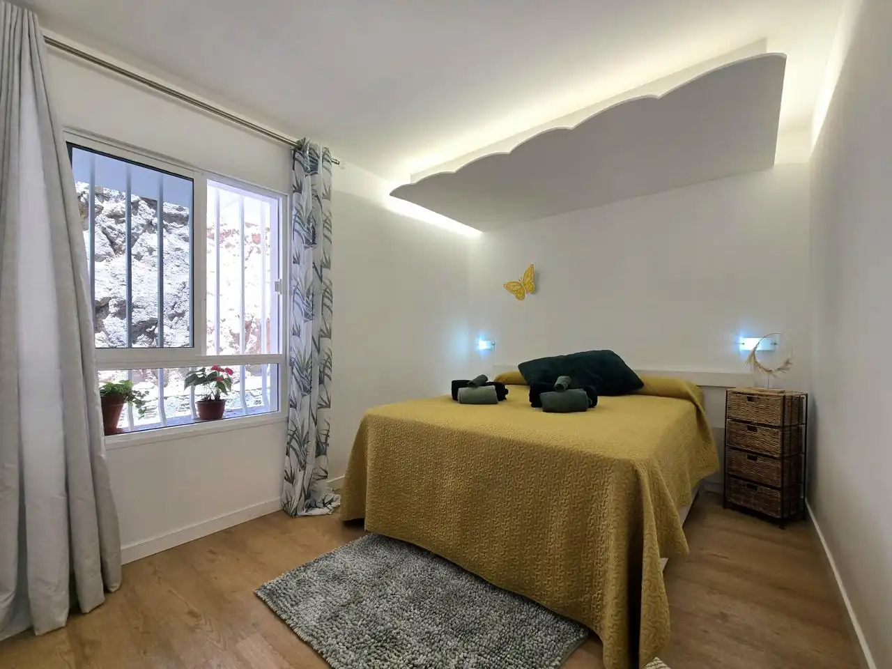 Bedroom of Apartments for rent in Mogán  with Terrace, Furnished and Balcony