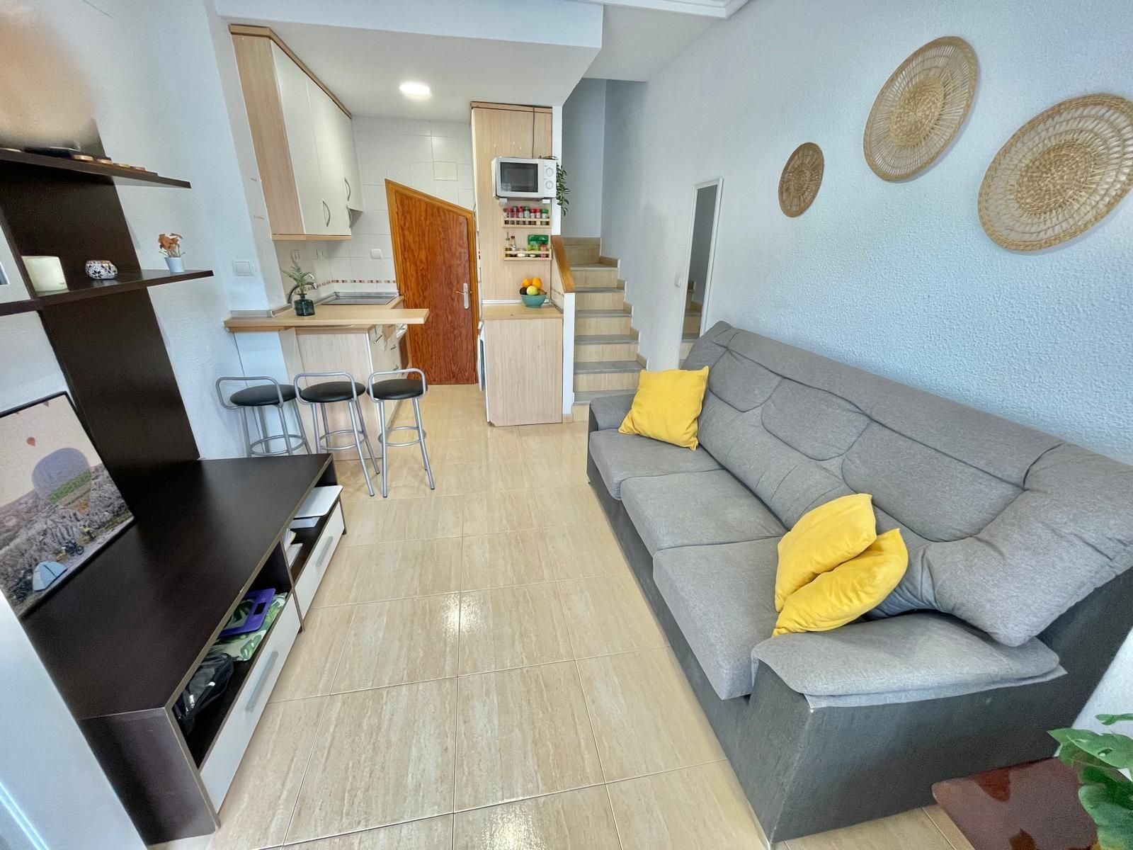 Sala de estar de Casa adosada en venta en Santa Pola con Terraza y Trastero