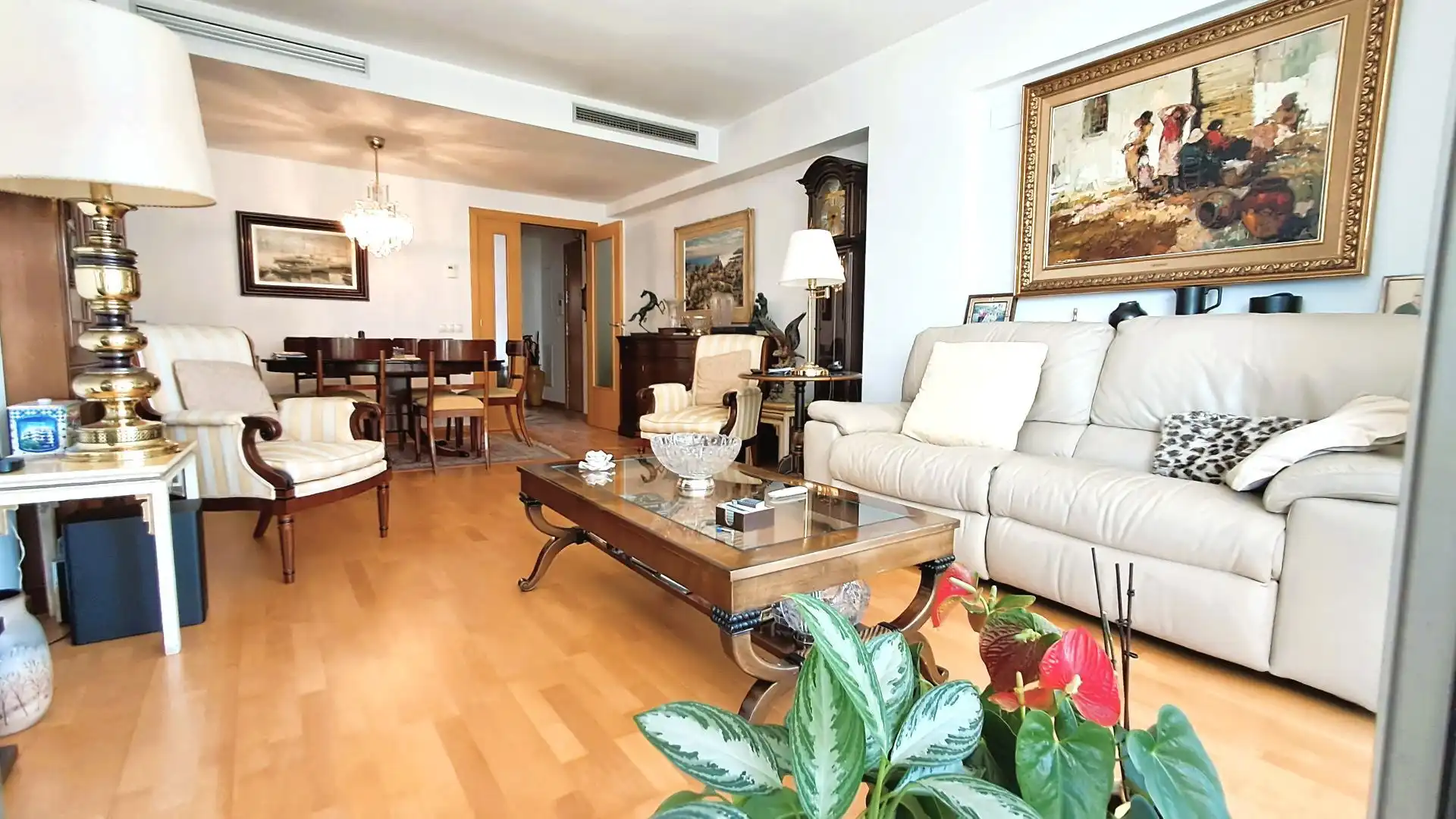 Sala de estar de Piso en venta en Mataró con Aire acondicionado, Calefacción y Terraza