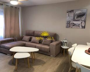 Living room of Apartment to rent in Alicante / Alacant  with Air Conditioner, Heating and Furnished